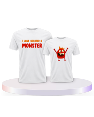 I've created a monster Eltern-Kind T-Shirts | Paarpulli