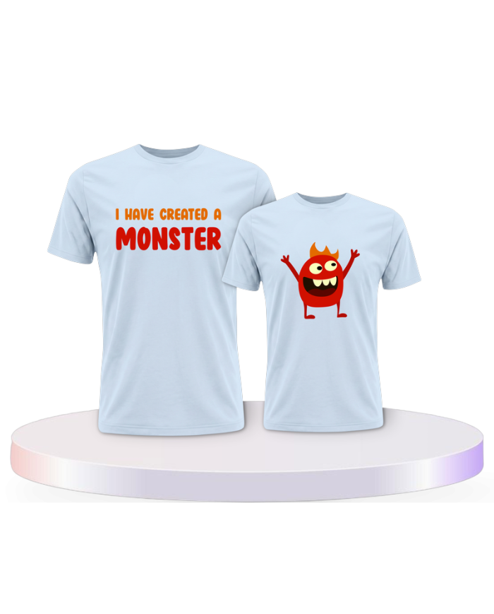 I've created a monster Eltern-Kind T-Shirts | Paarpulli