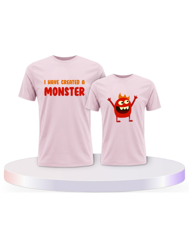 I've created a monster Eltern-Kind T-Shirts | Paarpulli