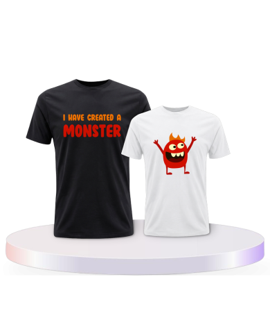 I've created a monster Eltern-Kind T-Shirts | Paarpulli
