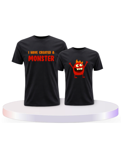 I've created a monster Eltern-Kind T-Shirts | Paarpulli