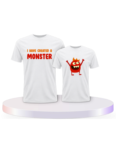 I've created a monster Eltern-Kind T-Shirts | Paarpulli