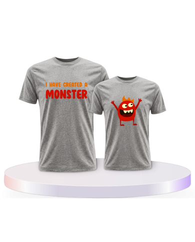 I've created a monster Eltern-Kind T-Shirts | Paarpulli