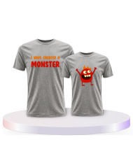 I've created a monster Eltern-Kind T-Shirts | Paarpulli