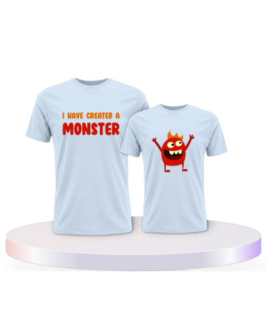 I've created a monster Eltern-Kind T-Shirts | Paarpulli