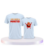 I've created a monster Eltern-Kind T-Shirts | Paarpulli