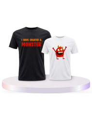 I've created a monster Eltern-Kind T-Shirts | Paarpulli