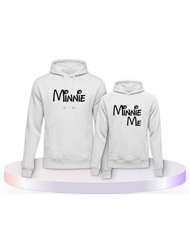 Minnie und Minnie Me Partner Outfit für Groß und Klein | Paarpulli
