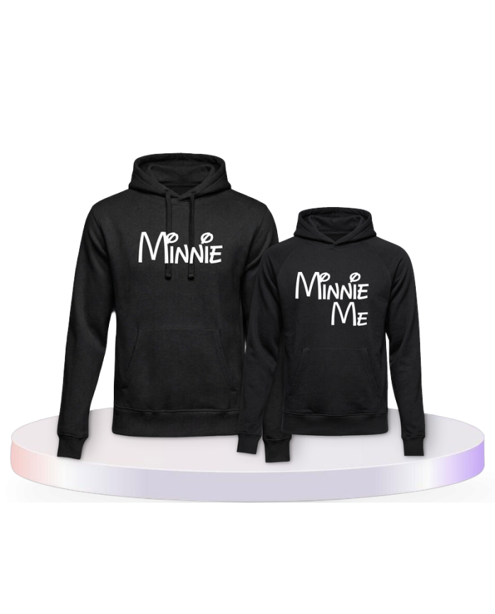 Minnie und Minnie Me Partner Outfit für Groß und Klein | Paarpulli