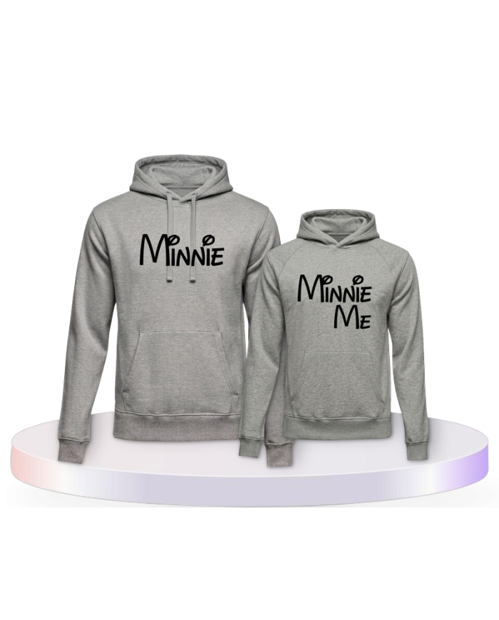 Minnie und Minnie Me Partner Outfit für Groß und Klein | Paarpulli