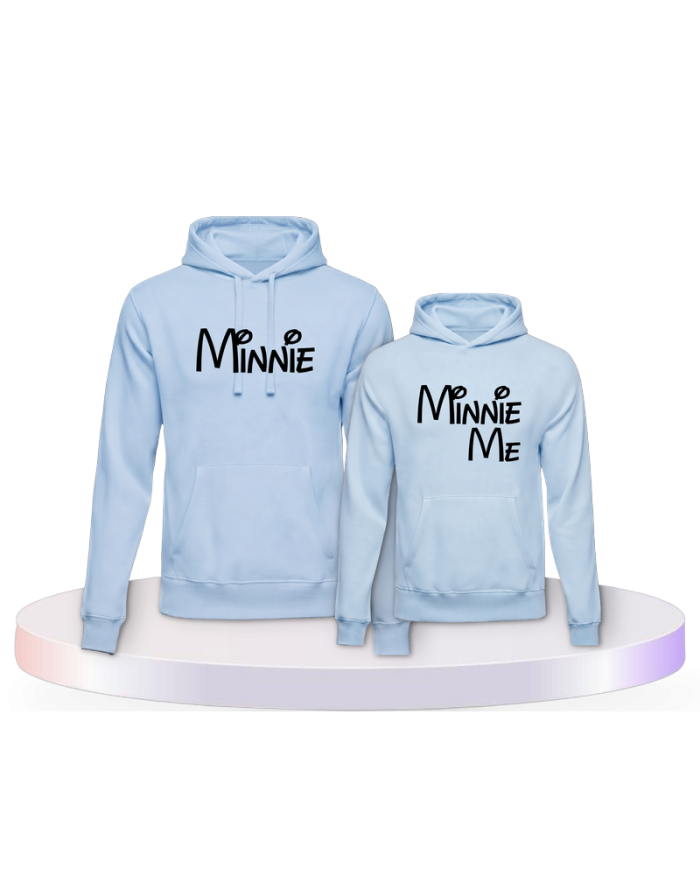 Minnie und Minnie Me Partner Outfit für Groß und Klein | Paarpulli