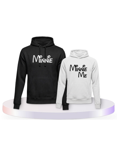 Minnie und Minnie Me Partner Outfit für Groß und Klein | Paarpulli