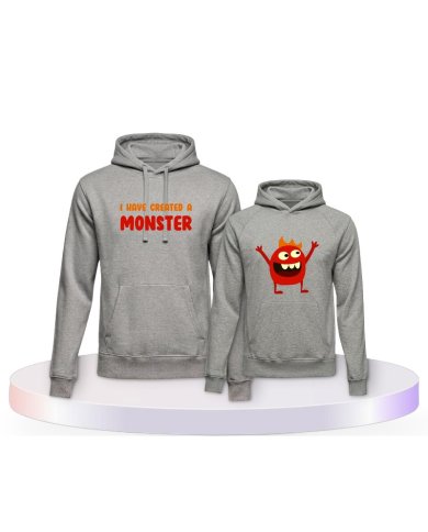 I've Created A Monsterr Mutter & Kind Hoodies | Paarpulli