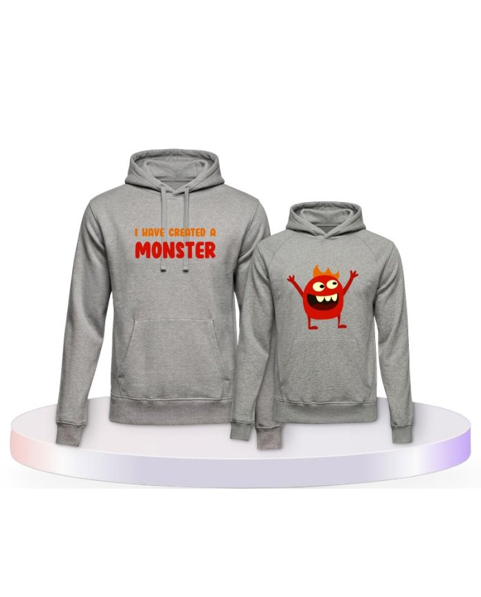 I've Created A Monsterr Mutter & Kind Hoodies | Paarpulli