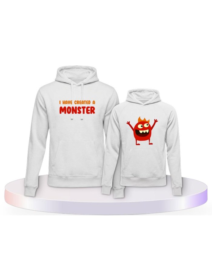 I've Created A Monsterr Mutter & Kind Hoodies | Paarpulli