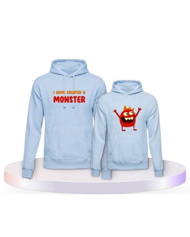 I've Created A Monsterr Mutter & Kind Hoodies | Paarpulli