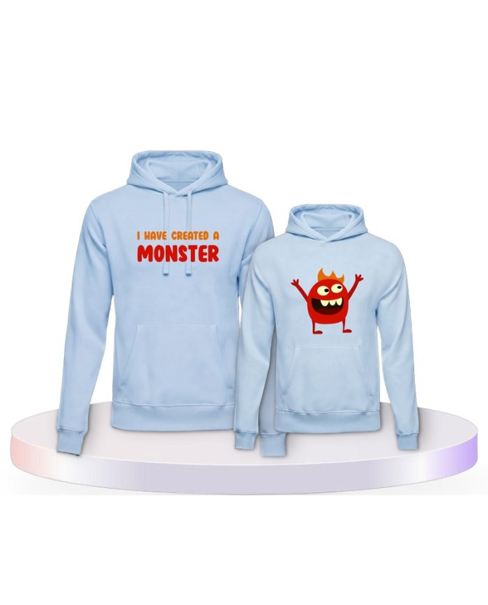 I've Created A Monsterr Mutter & Kind Hoodies | Paarpulli
