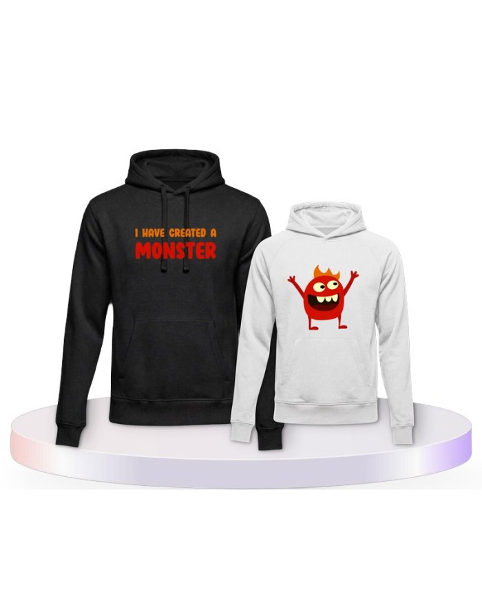 I've Created A Monsterr Mutter & Kind Hoodies | Paarpulli
