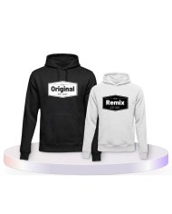 The Original the Remix mit Wunschdatum Mutter und Kind Hoodies |.