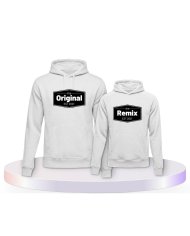 The Original the Remix mit Wunschdatum Mutter und Kind Hoodies |.