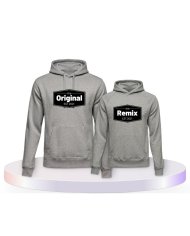 The Original the Remix mit Wunschdatum Mutter und Kind Hoodies |.