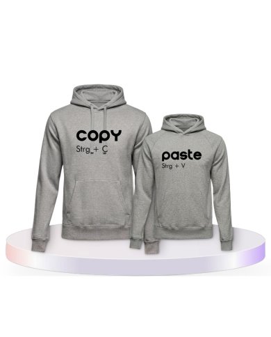 Copy Strg+C und Paste Strg+V Mutter & Kind Hoodies | Paarpulli