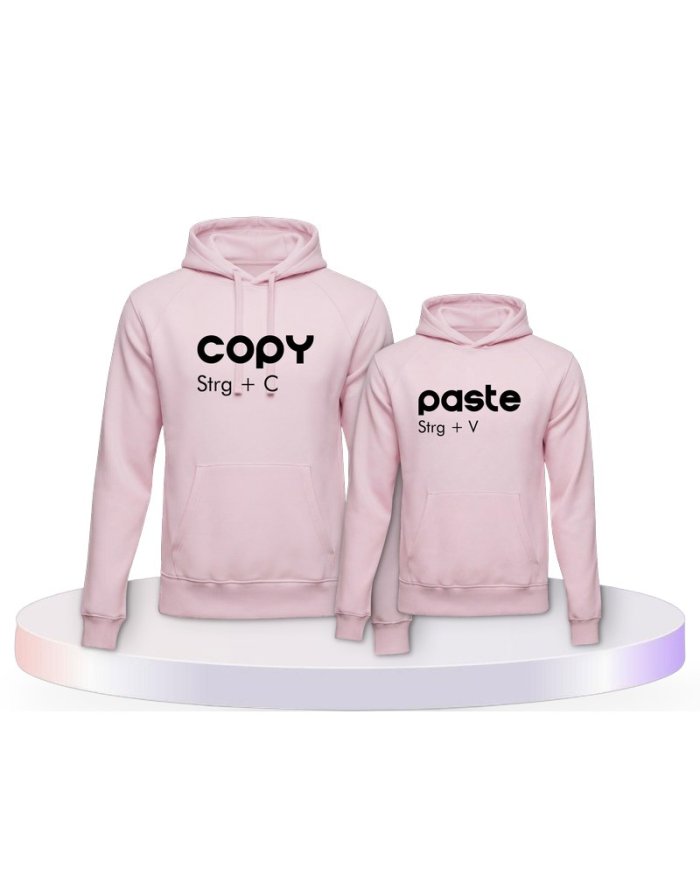Copy Strg+C und Paste Strg+V Mutter & Kind Hoodies | Paarpulli