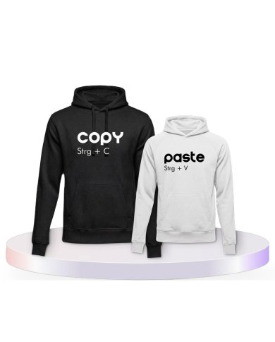 Copy Strg+C und Paste Strg+V Mutter & Kind Hoodies | Paarpulli