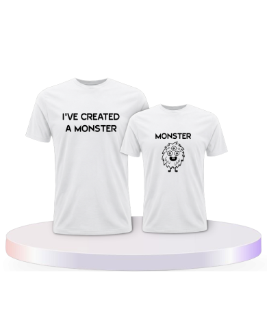 Eltern-Kind Partnerlook copy of I've created a Monster | Paarpulli