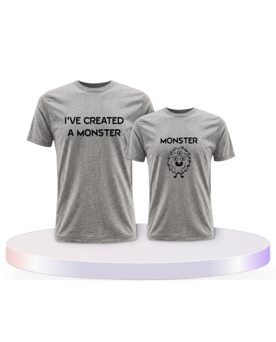 Eltern-Kind Partnerlook copy of I've created a Monster | Paarpulli