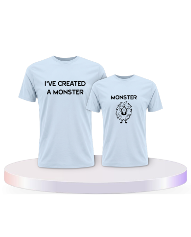 Eltern-Kind Partnerlook copy of I've created a Monster | Paarpulli
