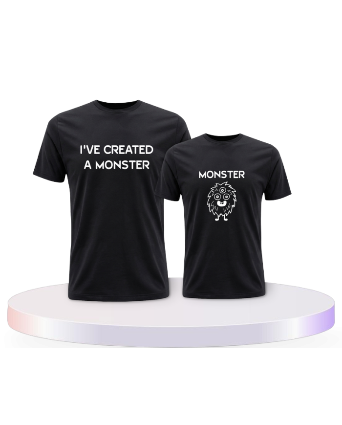 Eltern-Kind Partnerlook copy of I've created a Monster | Paarpulli