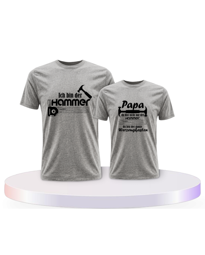 Du bist der Hammer für Eltern-Kind T-Shirts | Paarpulli