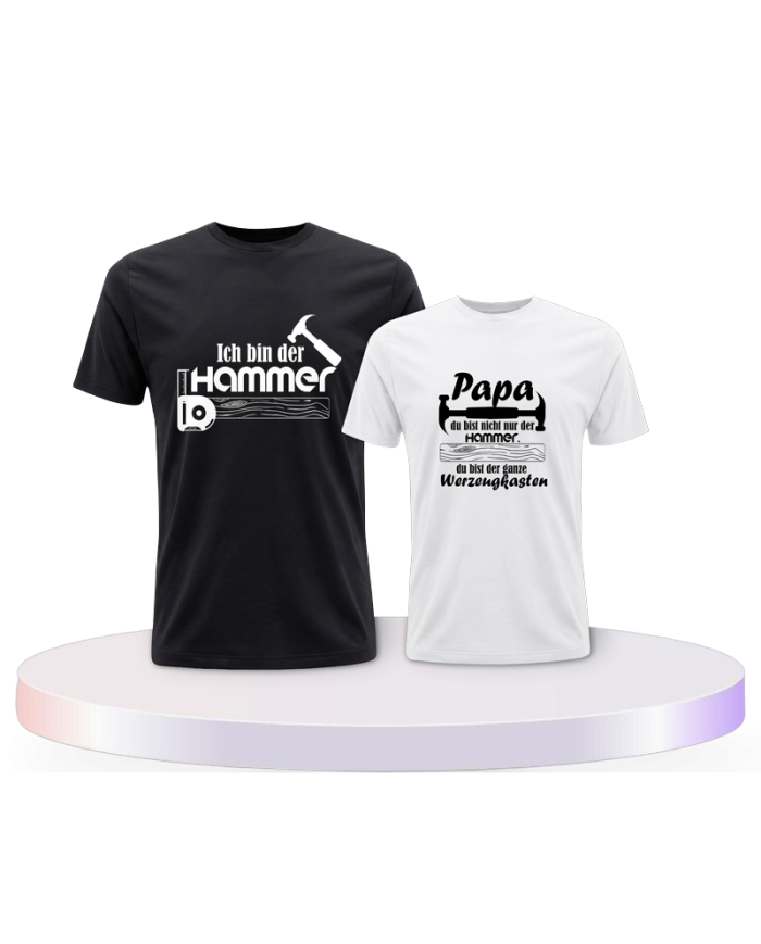 Du bist der Hammer für Eltern-Kind T-Shirts | Paarpulli