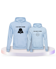 Partnerlook Hoodies mit You are my father Vater Kind | Paarpulli