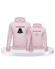 Partnerlook Hoodies mit You are my father Vater Kind | Paarpulli