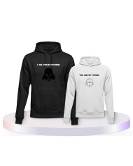 Partnerlook Hoodies mit You are my father Vater Kind | Paarpulli