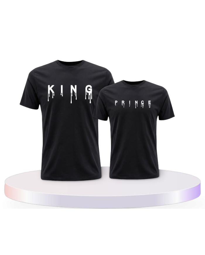 King und Prince Drip für Vater und Sohn Eltern-Kind | Paarpulli