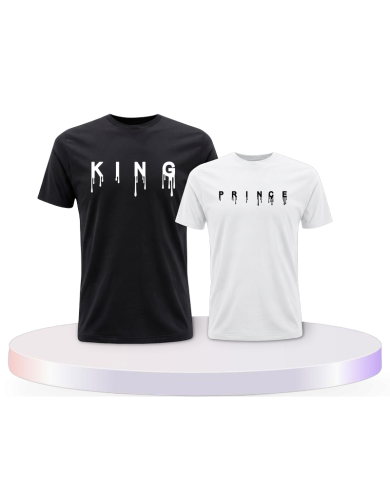 King und Prince Drip für Vater und Sohn Eltern-Kind | Paarpulli