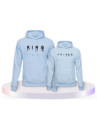 Gemeinsamer Look: King und Prince Drip Vater Sohn Hoodies | Paarpulli