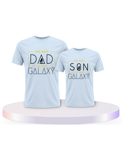 Best Dad and Son in the Galaxy für Vater und Sohn | Paarpulli