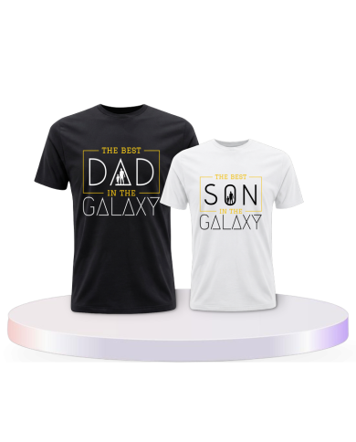 Best Dad and Son in the Galaxy für Vater und Sohn | Paarpulli