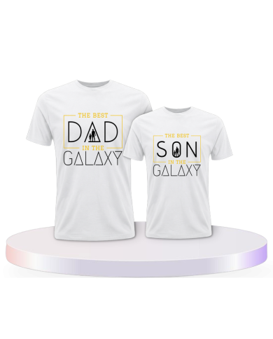 Best Dad and Son in the Galaxy für Vater und Sohn | Paarpulli