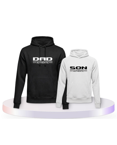 Dad and Son Authentic für Vater und Sohn Eltern-Kind | Paarpulli