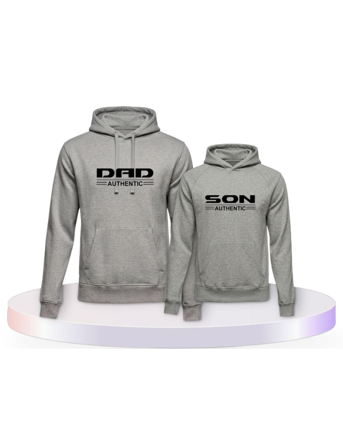 Dad and Son Authentic für Vater und Sohn Eltern-Kind | Paarpulli