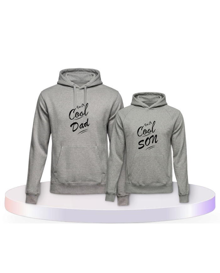 I'm a cool Dad and Son Partner Outfit für Groß und Klein | Paarpulli