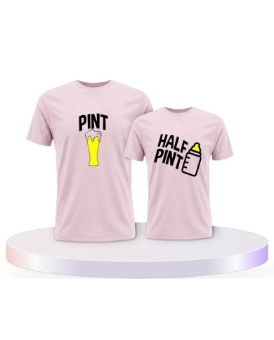 Pint und Half Pint Mutter & Kind T-Shirts | Paarpulli