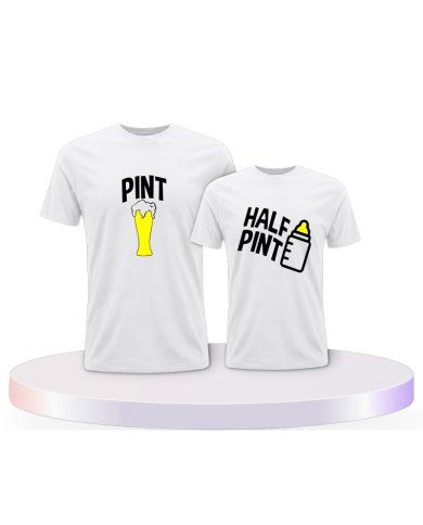 Pint und Half Pint Mutter & Kind T-Shirts | Paarpulli