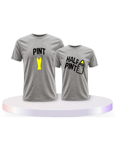 Pint und Half Pint Mutter & Kind T-Shirts | Paarpulli