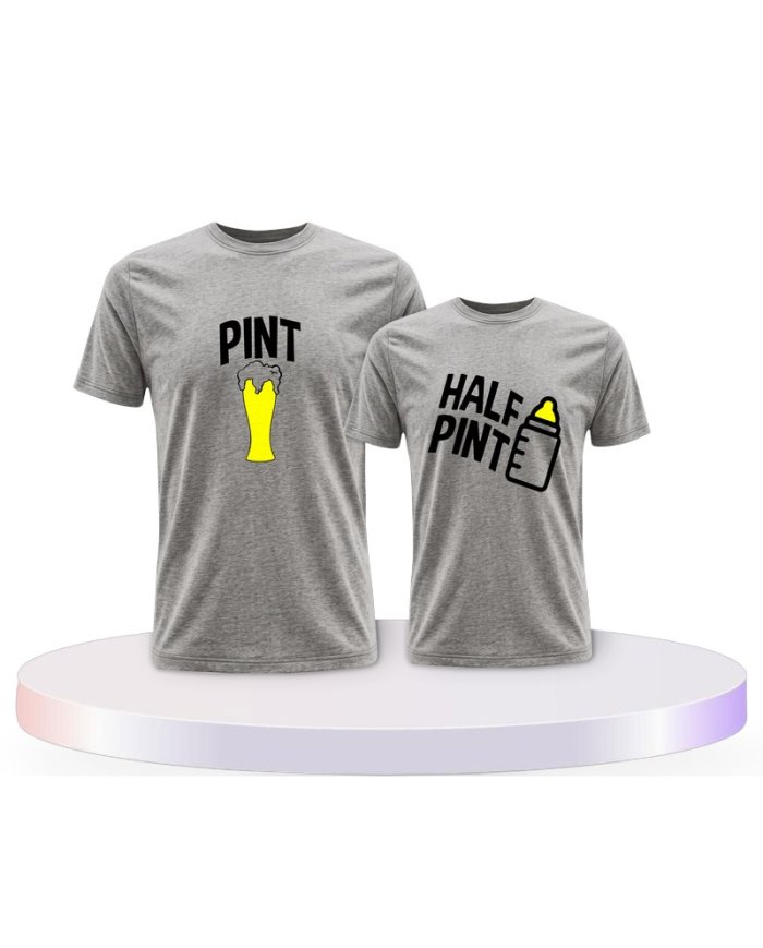 Pint und Half Pint Mutter & Kind T-Shirts | Paarpulli